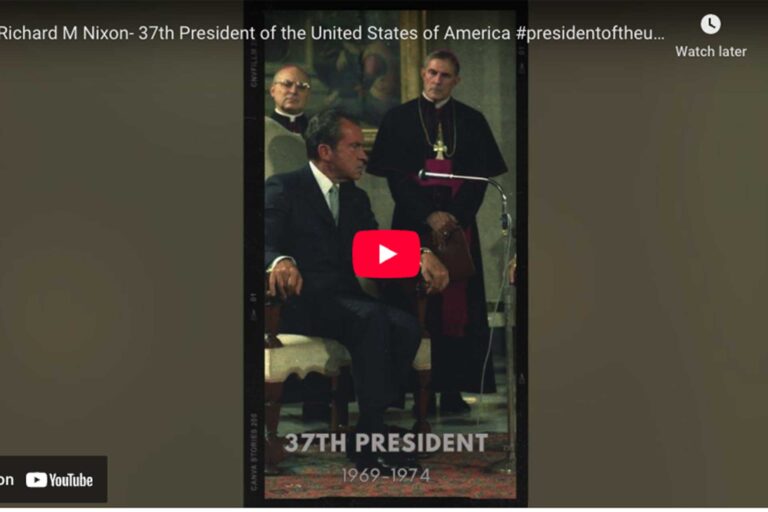 [VIDEO] Richard M Nixon- 37th President of the United States of America